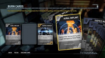 Image de la beta de Titanfall - le deck de cartes